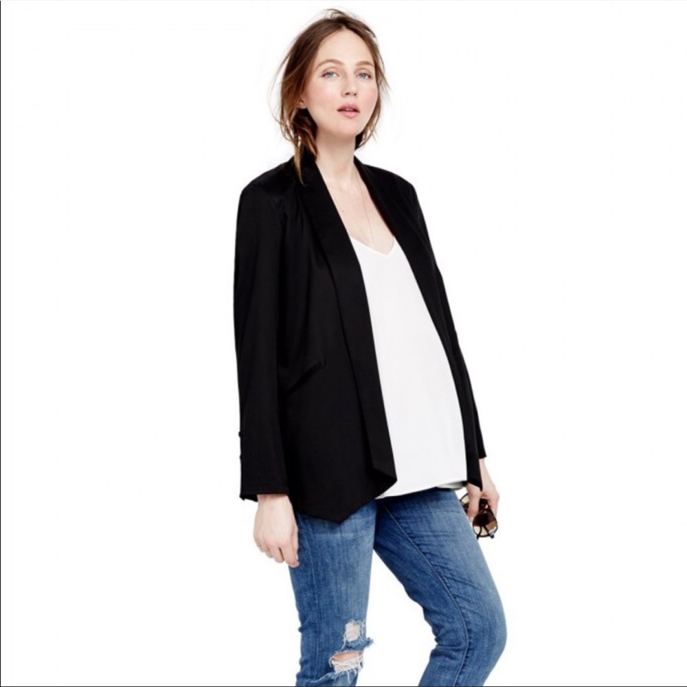 Hatch The Blazer in Black Size 2 Maternity